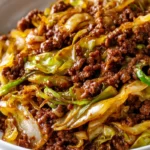 Savory Ground Beef and Cabbage Skillet 4 Healthy Ground Beef and Cabbage One-Pan Stir Fry