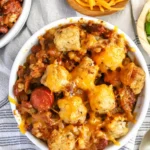 Easy Crock-Pot Chili Dog Casserole 4 Easy Crock-Pot Chili Dog Casserole
