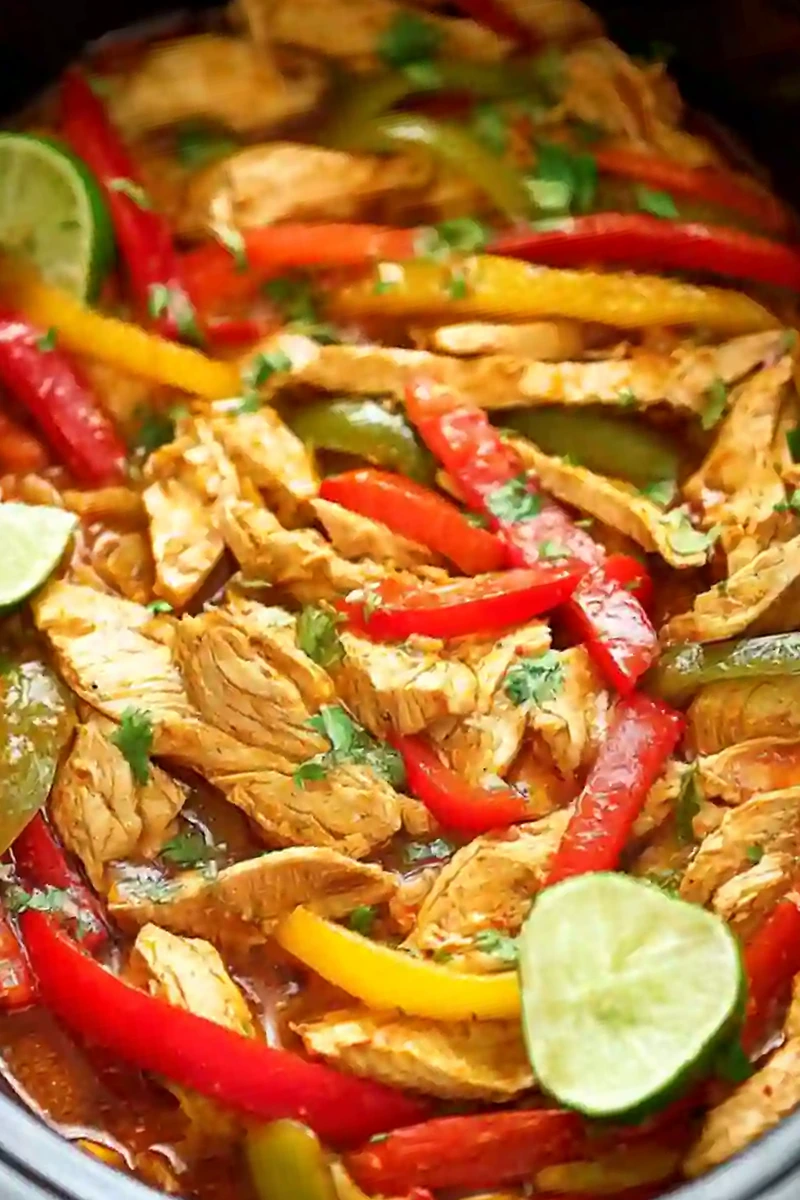 Easy Crockpot Chicken Fajitas 3 Easy Crockpot Chicken Fajitas