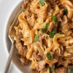 Easy One Pot Ground Beef Stroganoff 4 Easy One Pot Ground Beef Stroganoff