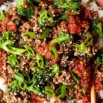 Savory Ground Beef and Broccoli Rice Bowls 4 Quick Ground Beef and Broccoli Stir-Fry Rice Bowls