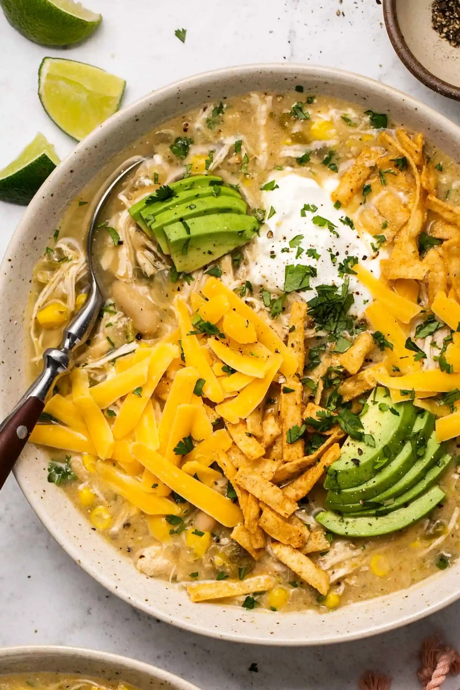 Healthy Crockpot White Chicken Chili 3 Healthy Crockpot White Chicken Chili