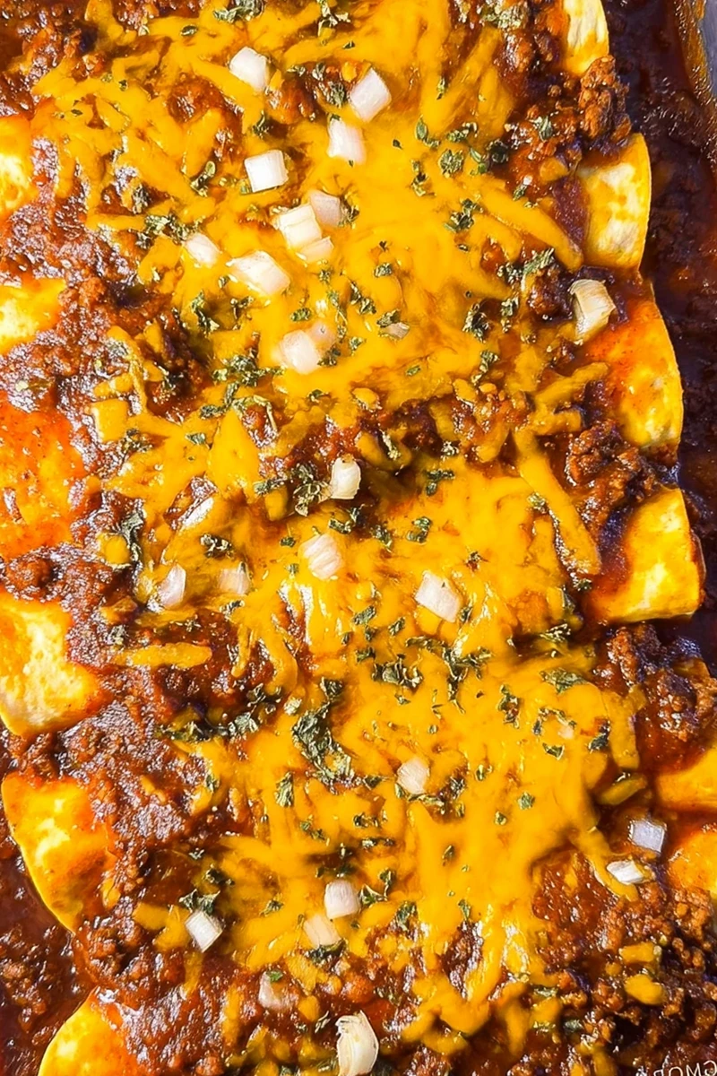Savory Tex Mex Enchiladas with Rich Chili Gravy 3 Savory Tex Mex Enchiladas with Rich Chili Gravy
