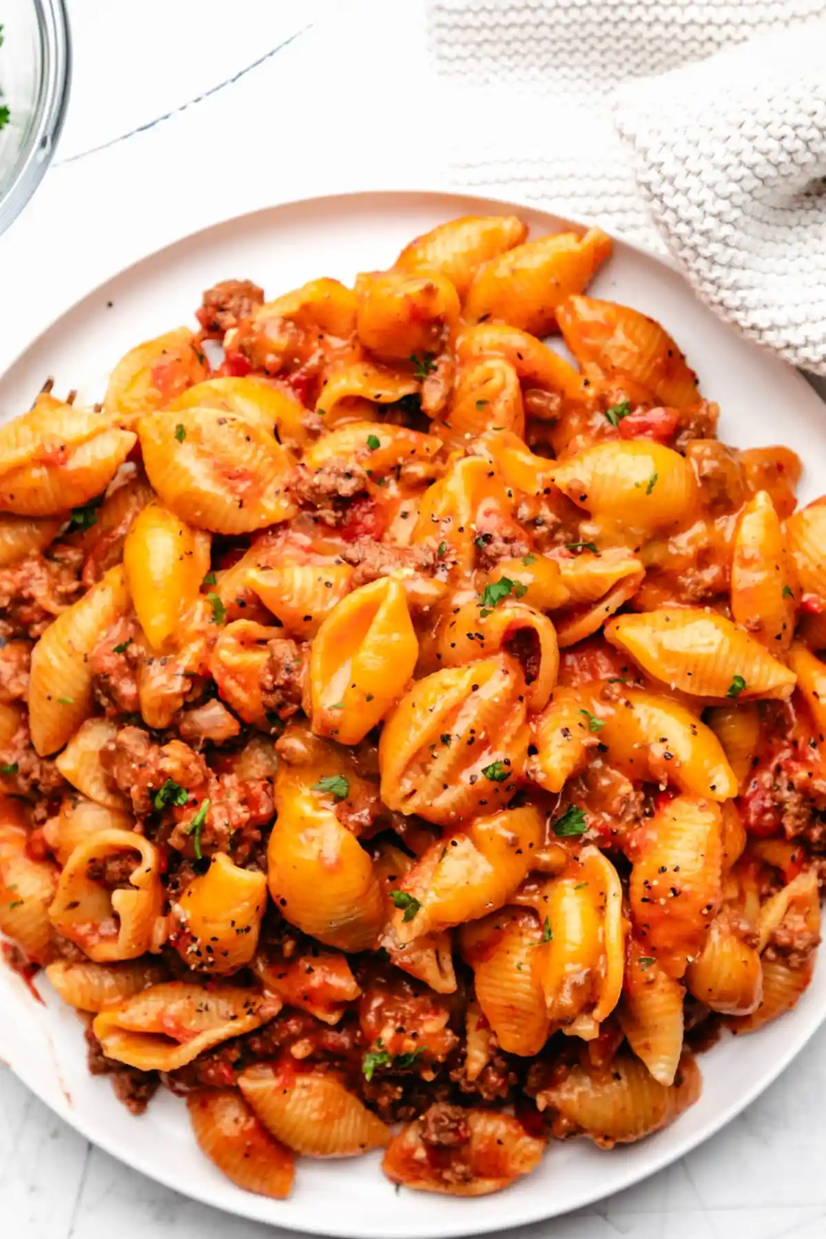 Creamy Instant Pot Beef and Shells 3 Recipe image