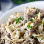 Easy Instant Pot Ground Beef Stroganoff 4 Easy Instant Pot Ground Beef Stroganoff