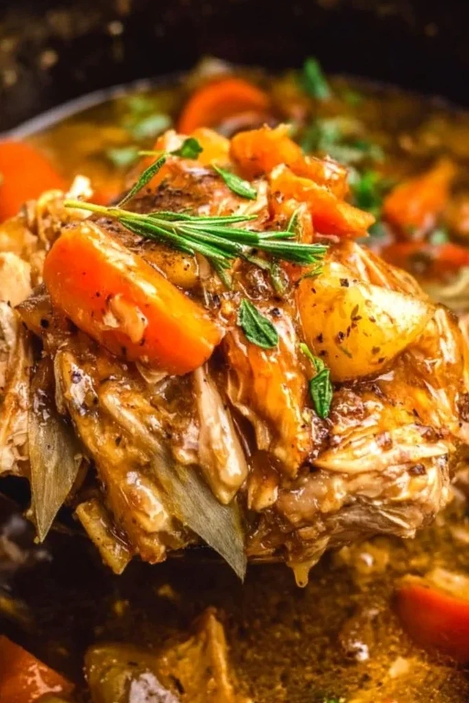 Slow-Cooked Chicken Thigh Pot Roast 3 Slow-Cooked Chicken Thigh Pot Roast