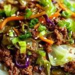 Low-Carb Mongolian Ground Beef and Cabbage 4 Low-Carb Mongolian Ground Beef and Cabbage