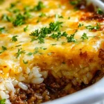 Savory French Onion Ground Beef & Rice Casserole 4 Savory French Onion Ground Beef and Rice Casserole