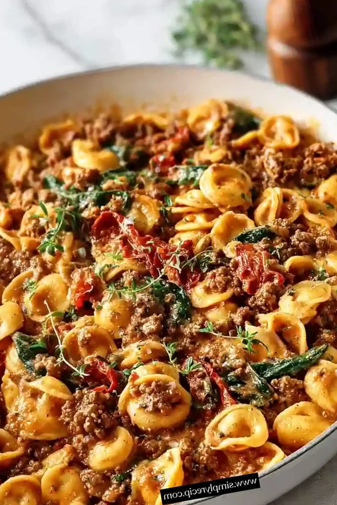 Marry Me Ground Beef Pasta 3 Recipe image