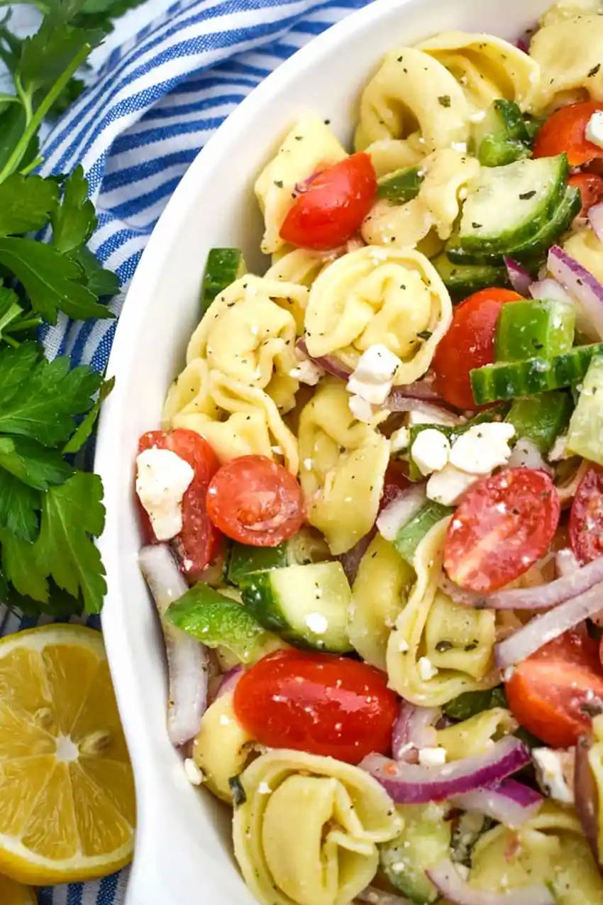 Mediterranean Tortellini Pasta Salad 3 Recipe image