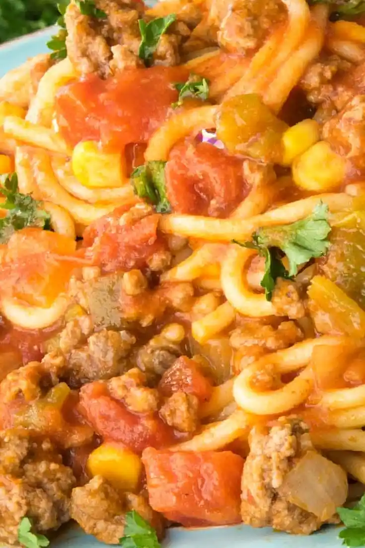 One-Pot Mexican Spaghetti 3 Recipe image