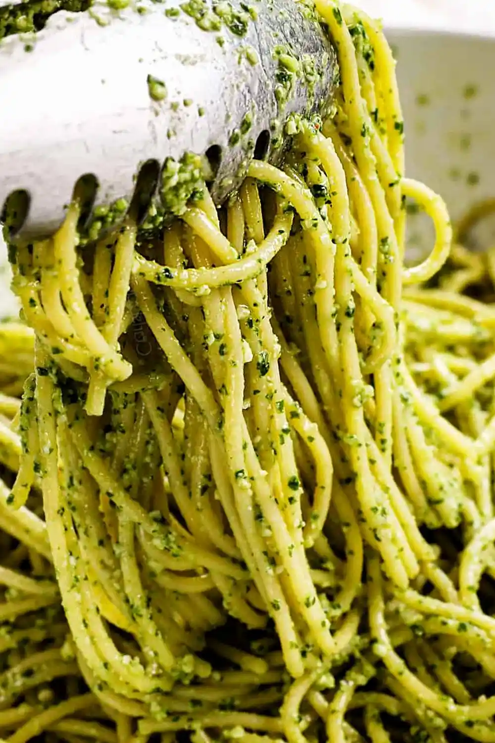 Homemade Basil Pesto Pasta with Roasted Seasonal Vegetables 3 Recipe image