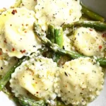 Ravioli in Lemon Parmesan Butter 4 Zesty Lemon Parmesan Butter Ravioli with Asparagus