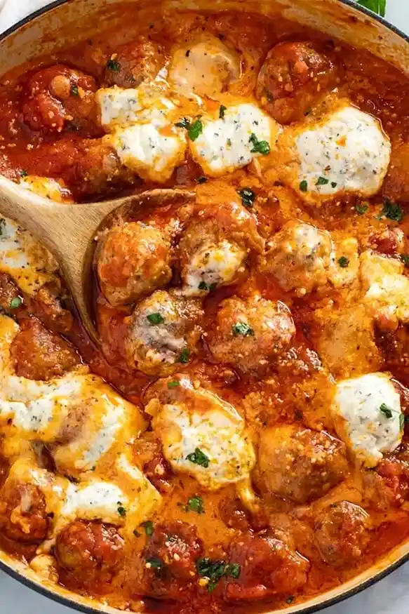 Creamy Ricotta Meatballs 3 Recipe image