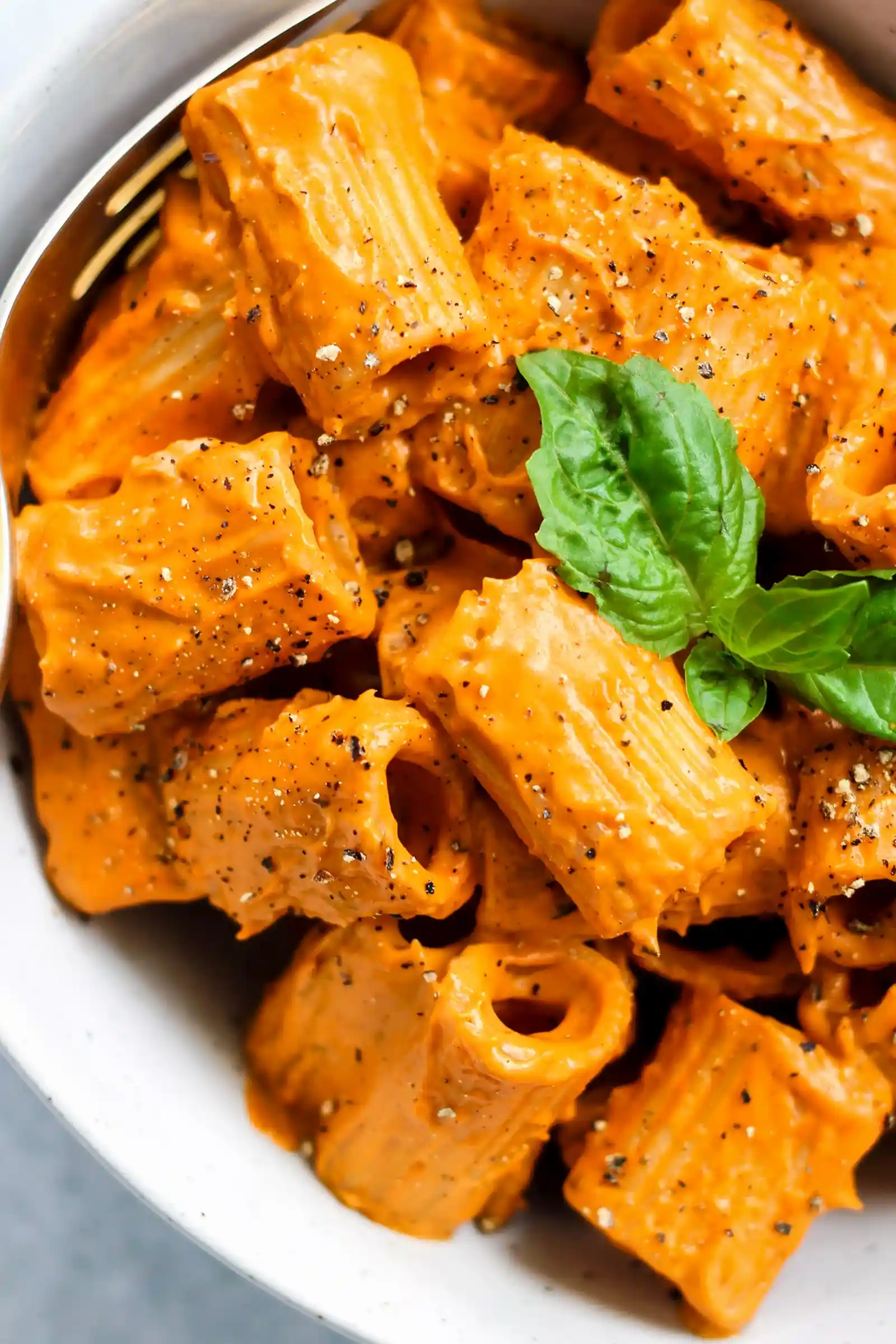 Roasted Red Pepper Cashew Cream Pasta (Vegan) 3 Roasted Red Pepper Cashew Cream Pasta (Vegan)