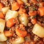 Hearty Slow Cooker Ground Beef Stew 4 Slow Cooker Ground Beef and Vegetable Stew