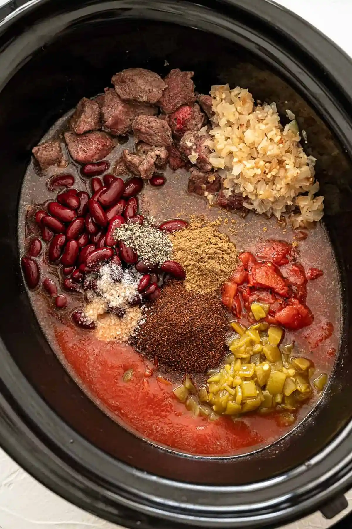 Hearty Slow Cooker Steak Chili 3 Recipe image