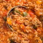 Slow Cooker Stuffed Pepper Soup 4 Slow Cooker Stuffed Pepper Soup