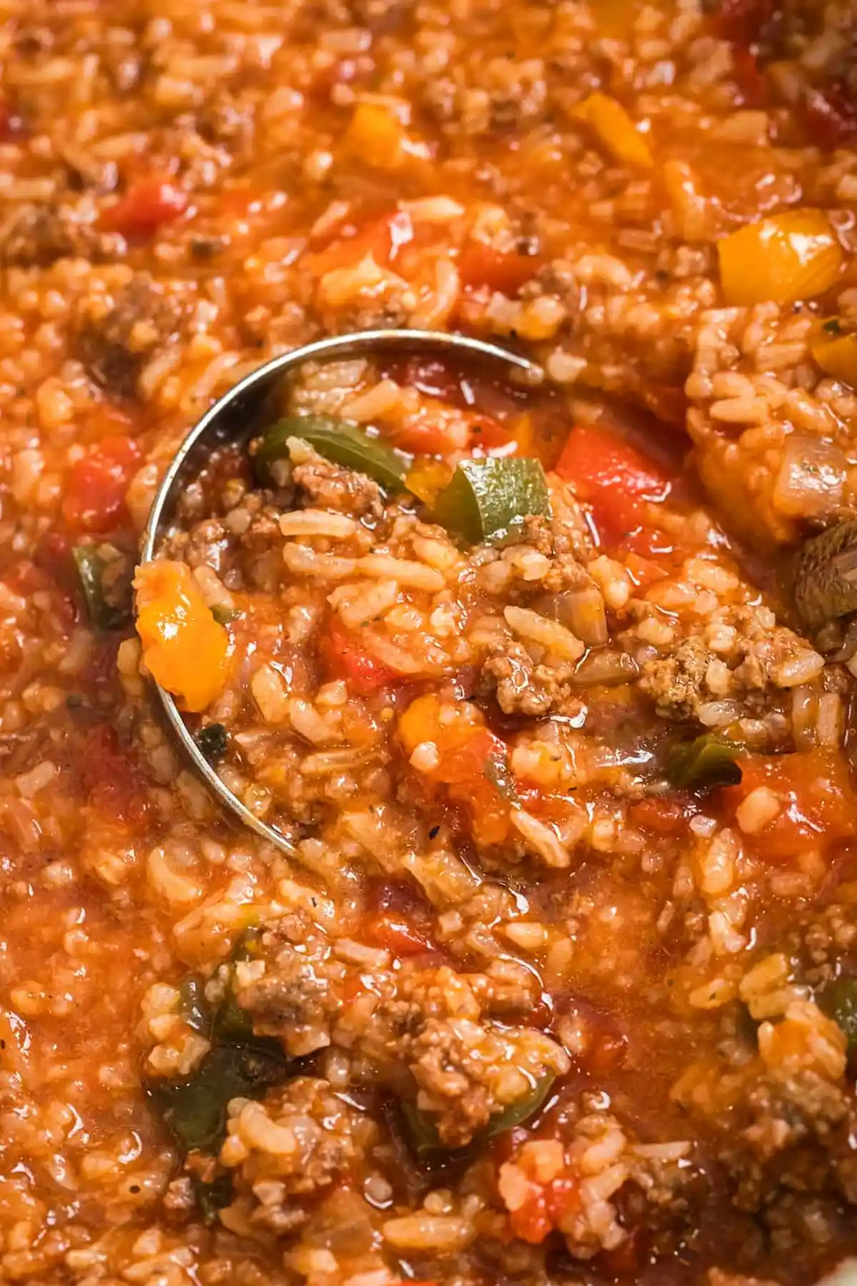 Slow Cooker Stuffed Pepper Soup 3 Recipe image
