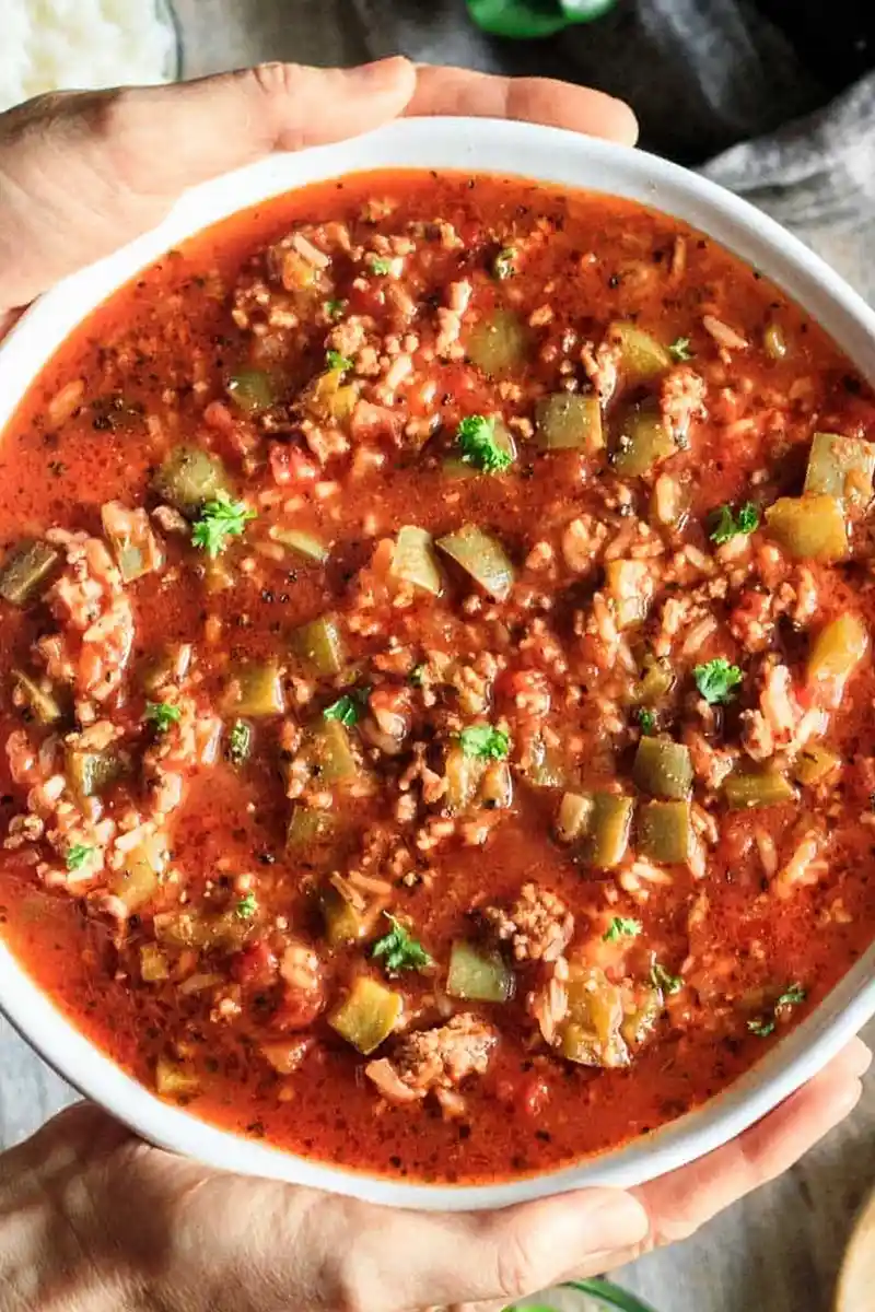 Hearty Stuffed Pepper Soup 3 Recipe image