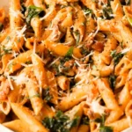 Healthy Sun Dried Tomato Pasta with Spinach 4 Healthy Sun Dried Tomato Pasta with Spinach