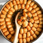 Homemade Savory Tater Tot Casserole 4 Homemade Tater Tot Casserole with Savory Beef Gravy