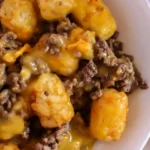 Cheesy Tater Tot Beef Bake 4 Cheesy Tater Tot Beef Bake