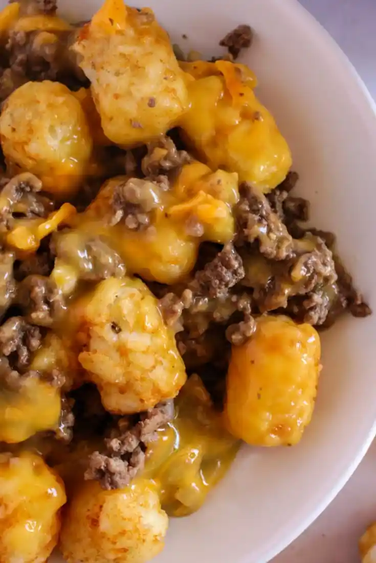 Cheesy Tater Tot Beef Bake 3 Recipe image