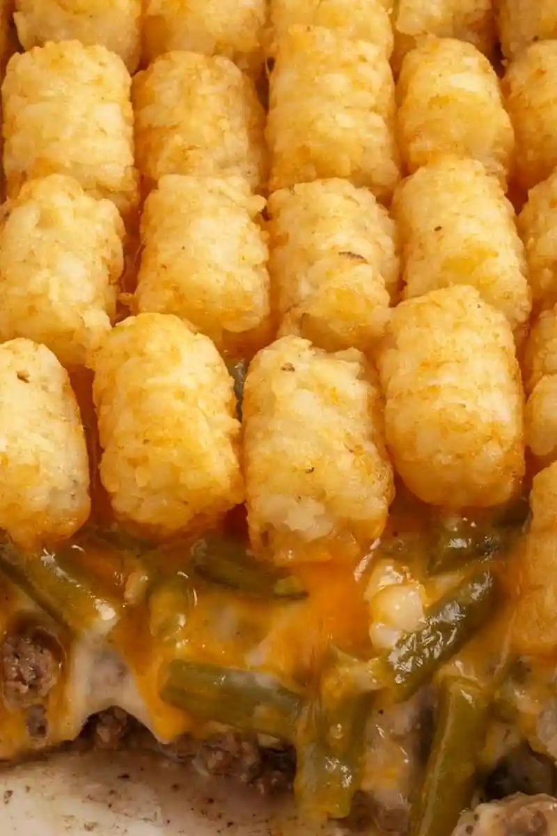 Hearty Ground Beef and Green Bean Tater Tot Casserole 3 Recipe image