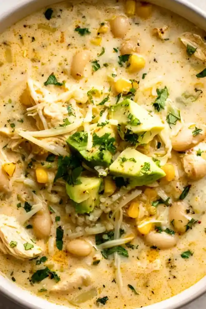 Creamy White Chicken Chili 3 Recipe image