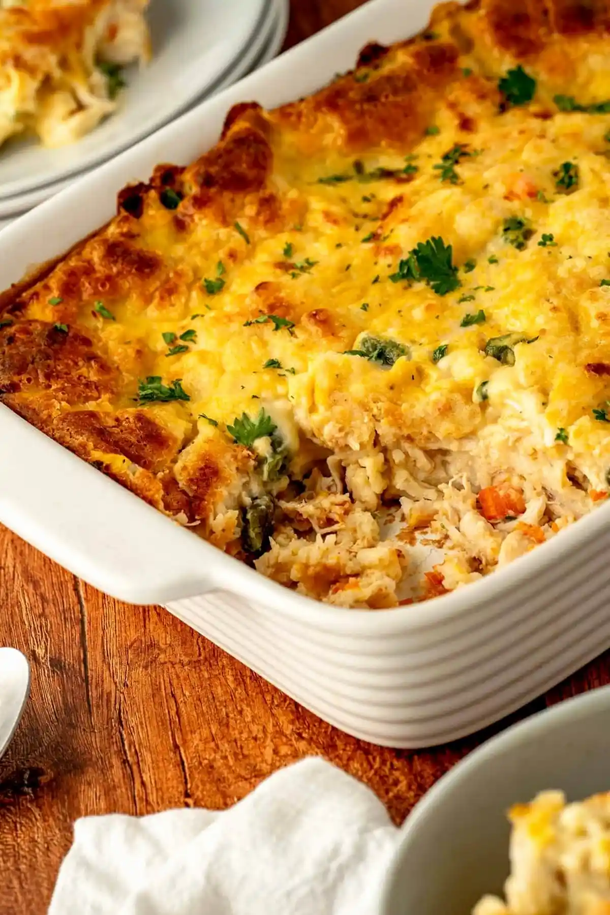 Easy Chicken Cobbler with Cheddar Bay Biscuits 3 Easy Chicken Cobbler with Cheddar Bay Biscuits