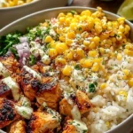 Street Corn Chicken Rice Bowls 4 Street Corn Chicken Rice Bowls