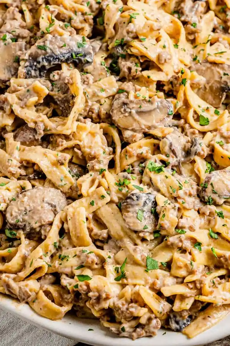 One-Pot Ground Beef Stroganoff 3 One-Pot Ground Beef Stroganoff